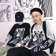 Dark manga Japanese text stamp