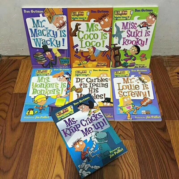 Random 3 Volume 18.8x12.9cm Picture Books Children Baby English Campus Theme Classics Manga Book Set