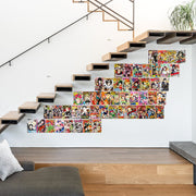 50Pcs Anime Magazine Poster Covers Aesthetic Wall Collage Kit Art Card Decoration for Manga Bright Color Dorm Bedroom Livingroom