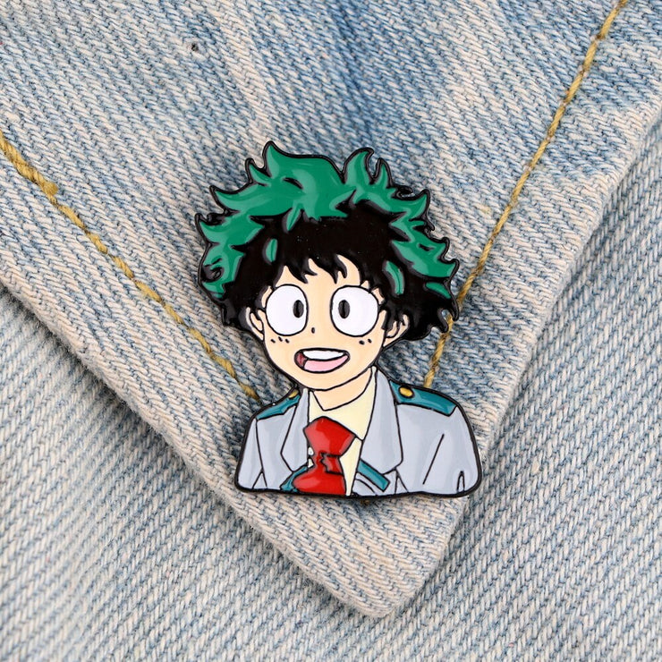 PF674 My Hero Academia Japanese Anime Manga Cute Enamel Lapel Pin Badge Pins Backpack Decoration Jewelry Accessories Gift