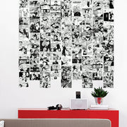 50Pcs Manga Japanese Anime Battle Comics Jujutsu Kaisen Wall Collage Kit for Wall Art Anime Postcard Prop Background Home Decor