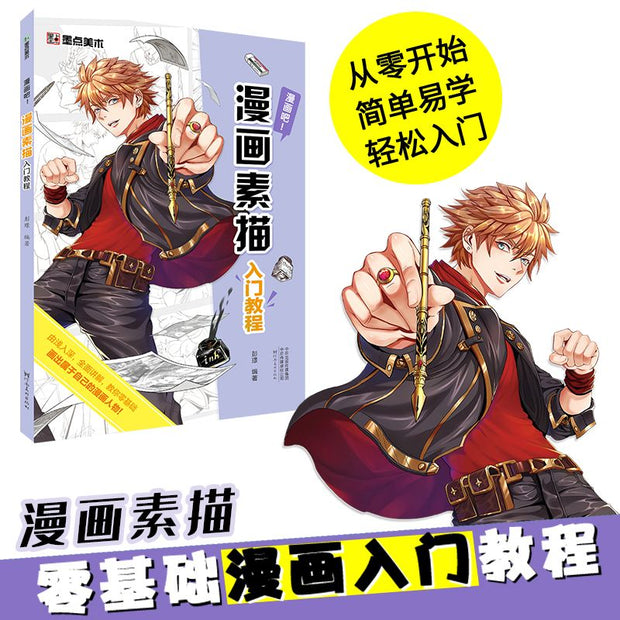 Drawing Book Manga Sketch Tutorial Comics Art Books Introduction for Kids Adults Line Drawing Basic Tutorial