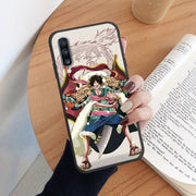 Case For Samsung Galaxy A50 A50S A30S A70 Phone Cover One Piece Manga Luffy Zoro Back Cover Soft TPU Funda For Samsung A70 Black