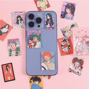 46Pieces Bird Box Stickers Stickers Girl Comic Pink manga Handbook collection DIY label Decoration Book Material New 4CM