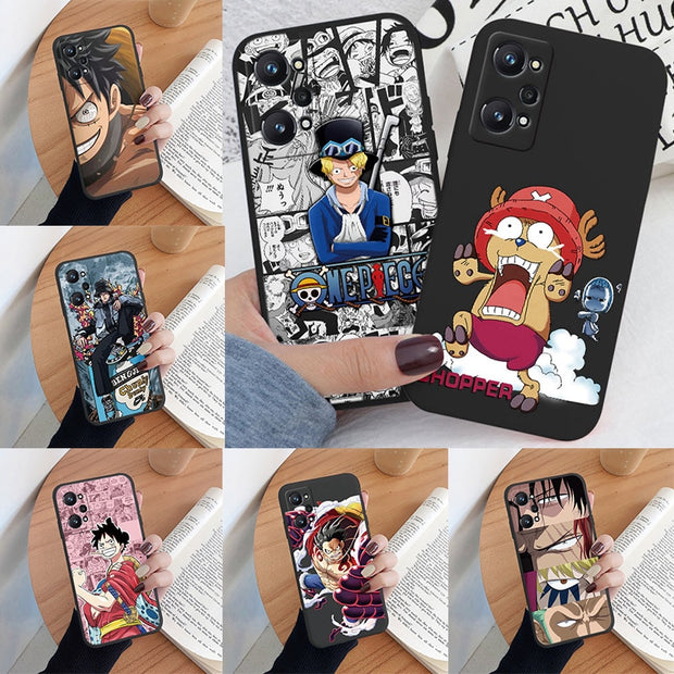 Case For Realme GT Neo 2 5G Shell Neo 3T Phone Case One Piece Manga Luffy Zoro Back Cover Soft TPU Funda RealmeNeo3T GT NEO2