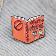 Japanese Manga Book Enamel Pin Anime Badge Decorative Clothes Badge Lapel Pins Brooch Jewelry Briefcase Backpack Accessories