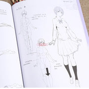 Drawing Book Manga Sketch Tutorial Comics Art Books Introduction for Kids Adults Line Drawing Basic Tutorial Libros Art