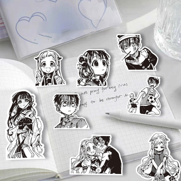 10/30/67PCS Toilet-bound Hanako-kun Anime Stickers Decoration Suitcase Laptop Scrapbooking Phone Stationery Japan Manga Kid Toy