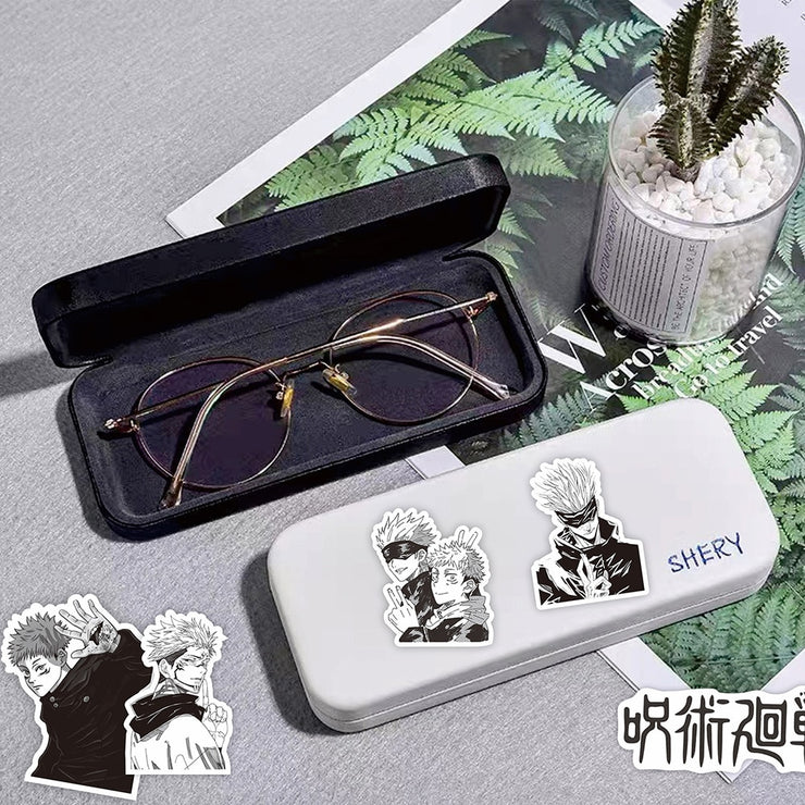 10/30/65PCS Black White Jujutsu Kaisen Anime Stickers Decoration Suitcase Scrapbooking Laptop Phone Stationery Manga Kid Sticker