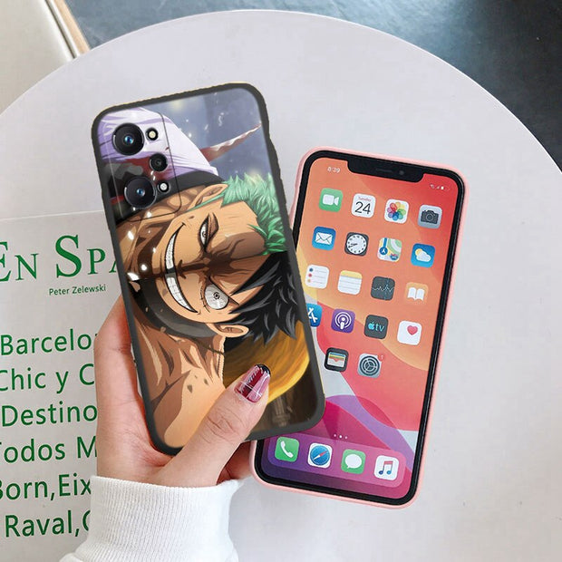 Case For Realme GT Neo 2 5G Shell Neo 3T Phone Case One Piece Manga Luffy Zoro Back Cover Soft TPU Funda RealmeNeo3T GT NEO2