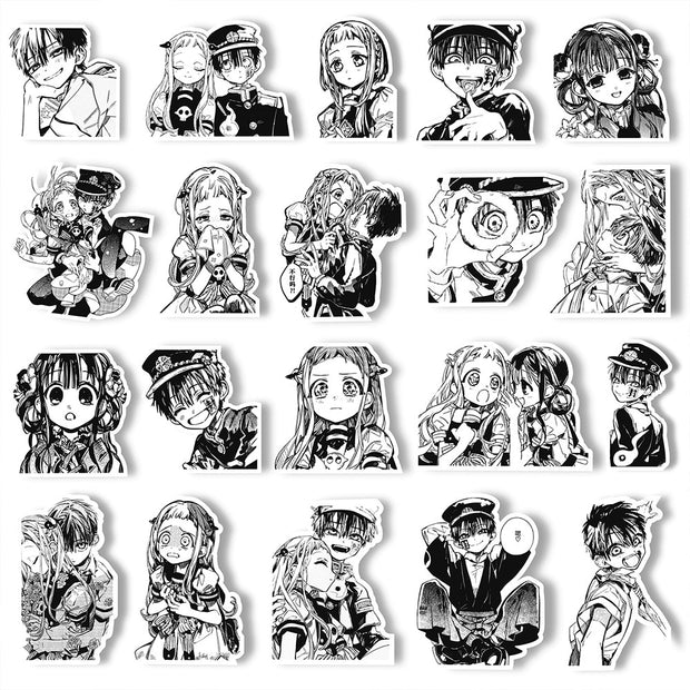 10/30/67PCS Toilet-bound Hanako-kun Anime Stickers Decoration Suitcase Laptop Scrapbooking Phone Stationery Japan Manga Kid Toy