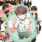 50PCS Kawaii Anime Haikyuu Stickers Pack Kpop Cute Aesthetic Stickers for Kids For Laptop Sticker Kids Toys Manga Car Book Packs