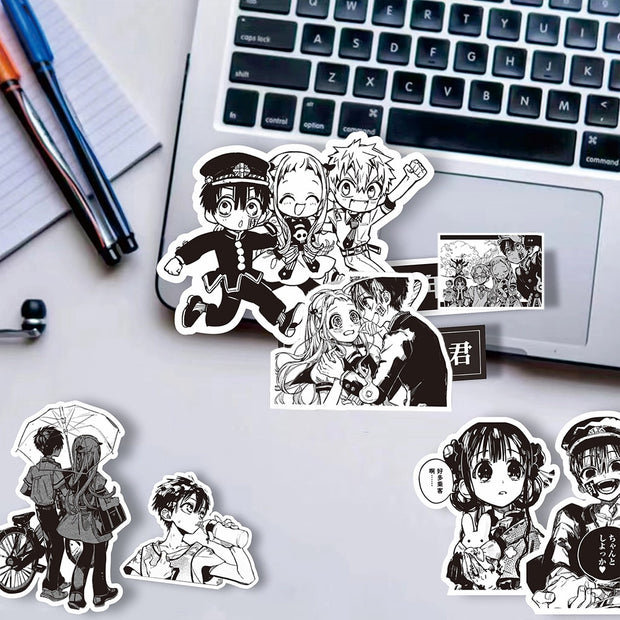 10/30/67PCS Toilet-bound Hanako-kun Anime Stickers Decoration Suitcase Laptop Scrapbooking Phone Stationery Japan Manga Kid Toy