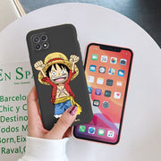 Case For Samsung Galaxy A22 4G A 22 A22S 5G Phone Cover One Piece Manga Luffy Zoro Back Cover Soft TPU Funda For Samsung A22 S