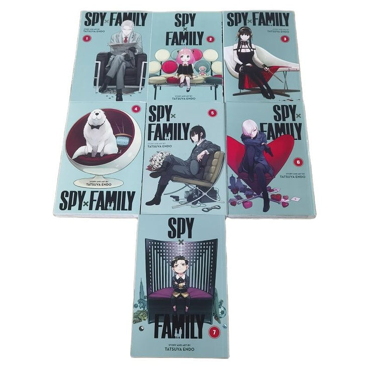 7 Books/set  Anime SPY x FAMILY Original English Comic Book Volume 1-7 SPY FAMILY Yor Forger Anya Forger Manga Books