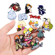 Anime Manga Enamel Pins Metal Brooch Jewelry Cartoon Badge for Women Men Lapel Pin Backpack Bags Badge Kids Anime