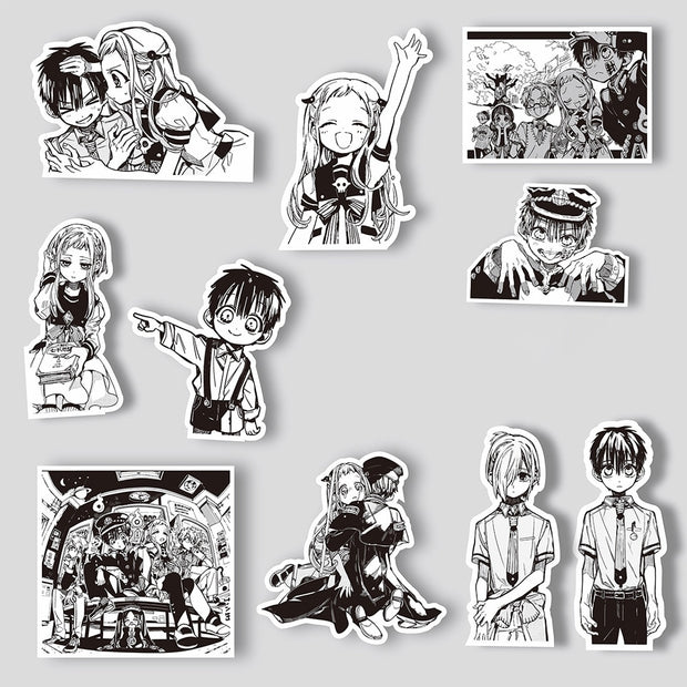 10/30/67PCS Toilet-bound Hanako-kun Anime Stickers Decoration Suitcase Laptop Scrapbooking Phone Stationery Japan Manga Kid Toy